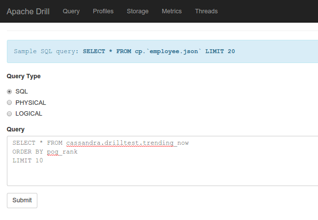 Cassandra-storage-query
